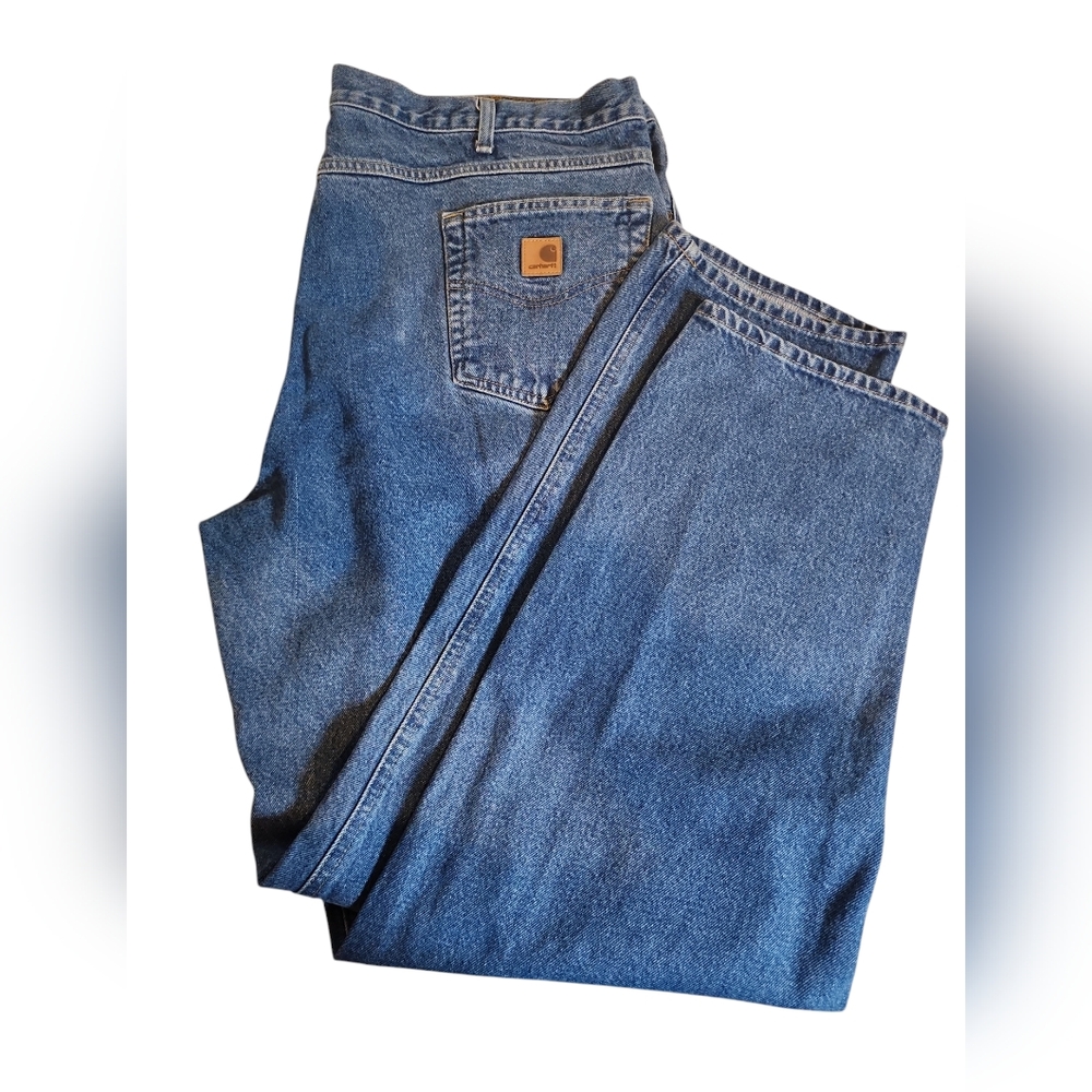 Carhartt mens Relaxed jean sz 44×34